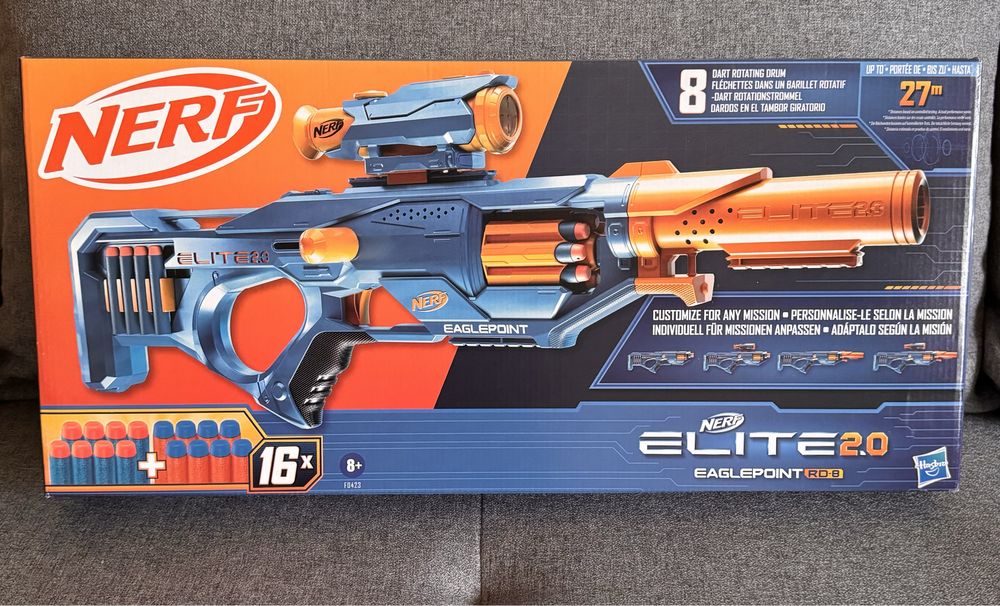 Бластер Nerf Elite 2.0 Eaglepoint RD-8