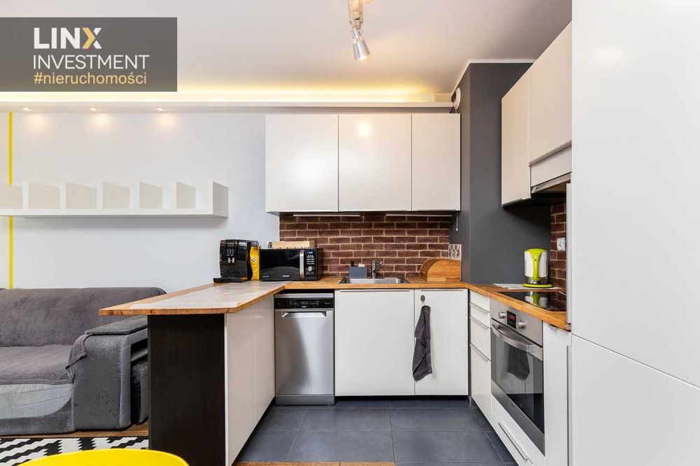 Jasne mieszkanie 48m2 z osobną sypialnią przy ul. Masarskiej 13