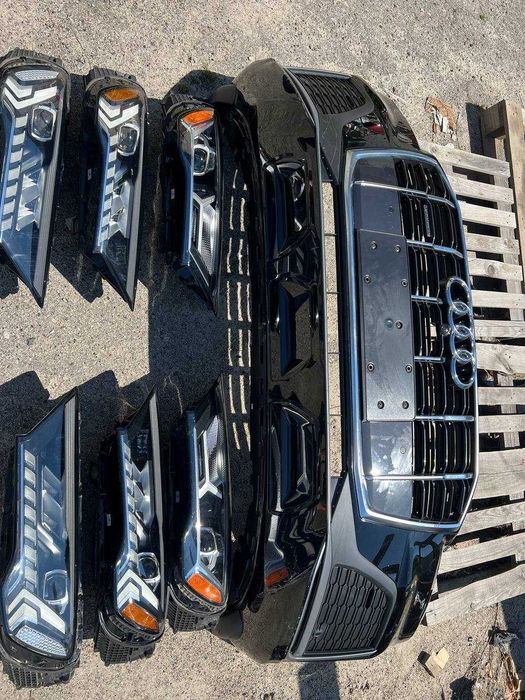 Фары Audi Q7 4m0 Бампер Ауді Ку7 4м0 Оптика Фары Фонари Ку 7