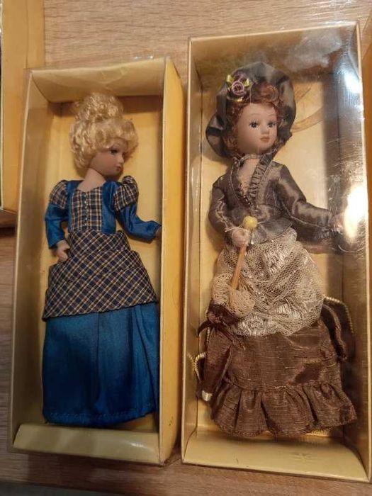 Lalka porcelanowa komplet 6 sztuk lalki