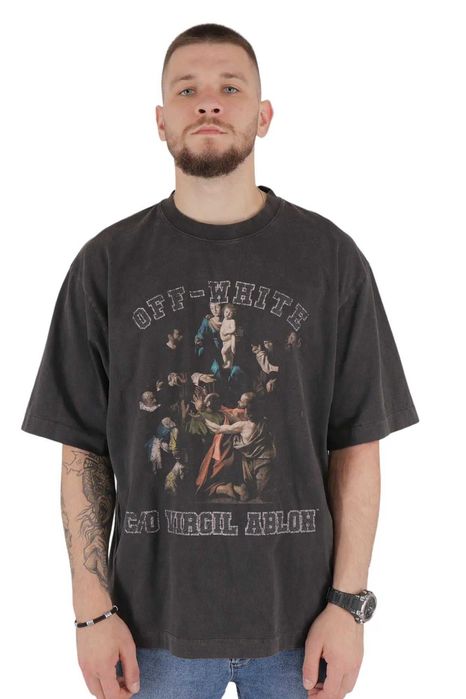 Футболка Off-White Mary Skate T-Shirt Washed Black