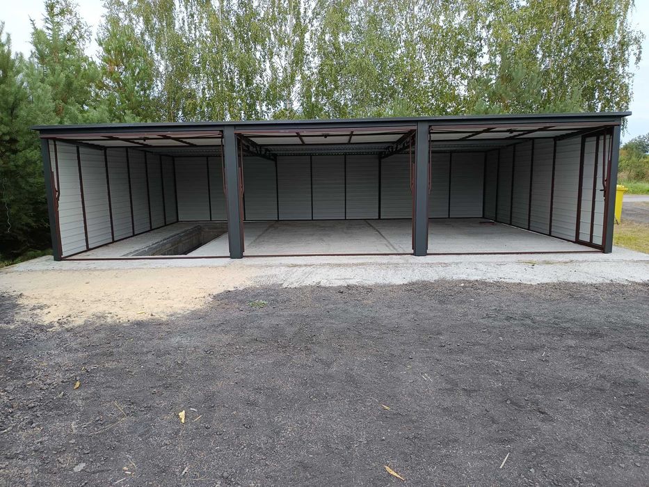 Garaż blaszany garaże blaszane 9x5 7x5 6x6 5x7 Rus- stal profil poziom
