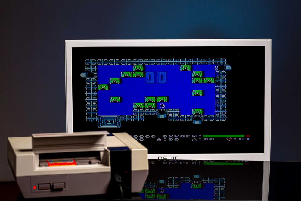 Jogo para Nintendo NES Dash Galaxy : Alien Asylum