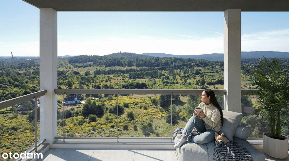 Ogród 200 m2 , taras 70 m2 Nowe Mieszkania Ślichowice.