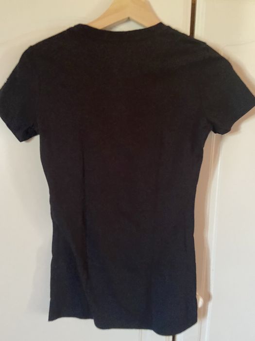 T-shirt preta com estampa