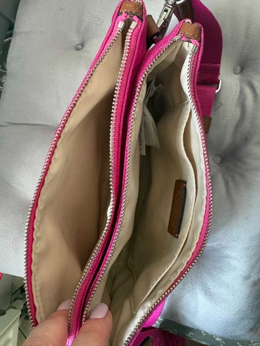 Lauren Ralph Lauren LANDYN - torba na ramię fuksja