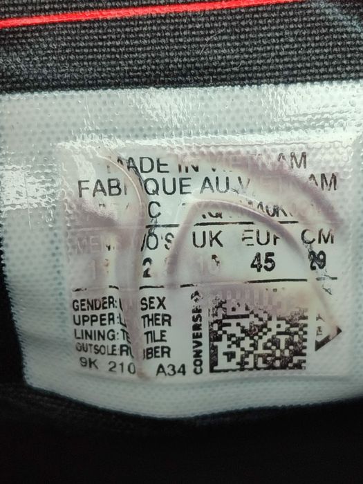 Кожанные кроссовки Converse Run Star  45 размер (оригинал)