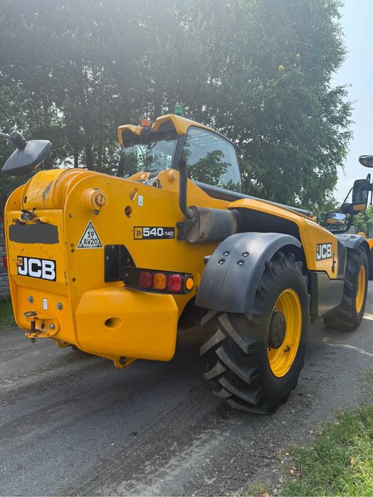 JCB 540-140 Hi-viz Klima Widły hydr. Łyżka  Serwis Ładowarka Oryginał