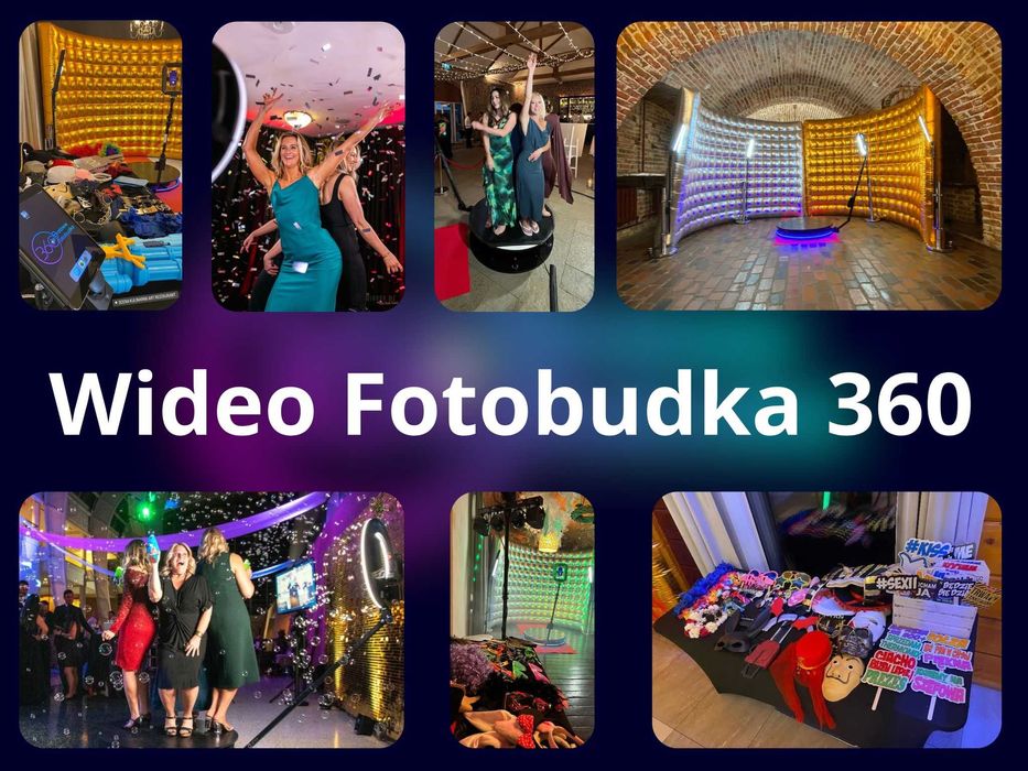 Fotobudka 360, Fotolustro, Fotobox, Telefon życzeń, Ciężki dym, Barmix