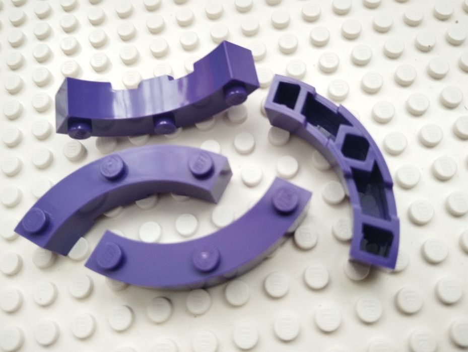 Lego 48092 Brick zaokrągl. 4x4 D. Purple 1szt. Nowe Promocja