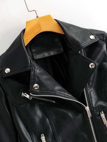 Casaco de Couro para Mulher