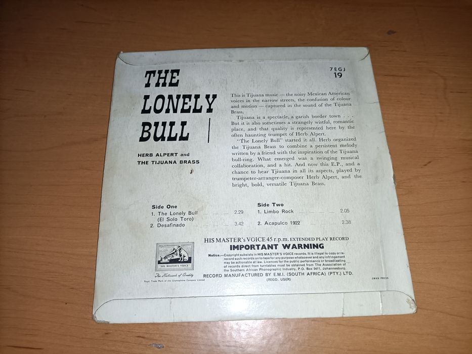 The lonely bull_Vinil