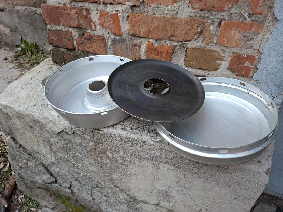 Кастрюля алюминевая (пароварка)