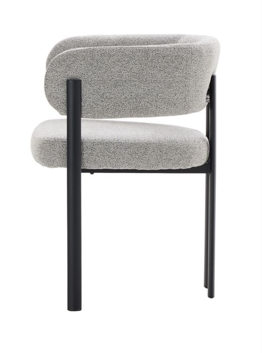 Nowoczesne krzesła/ boucle/ szenil/ szary