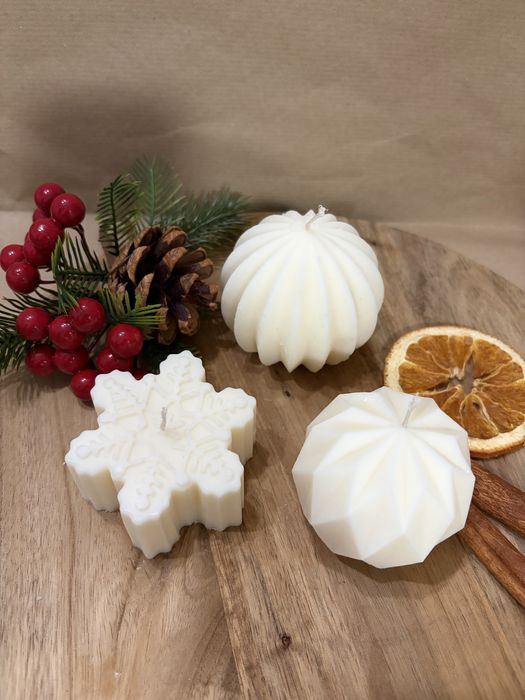 Swieczki sojowe swiateczne