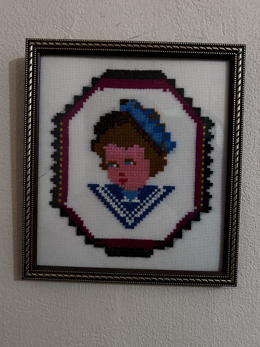 Картина вишита хрестиком матрос