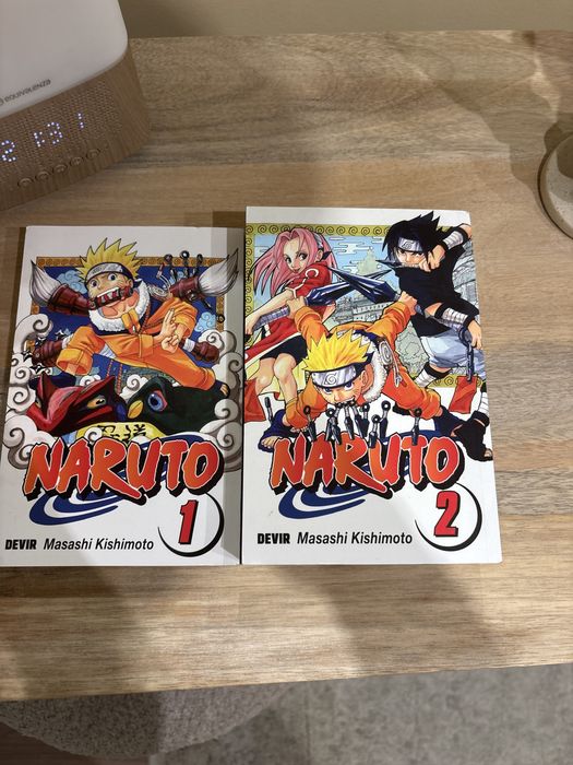 Livro naruto 1-2-3 (manga)
