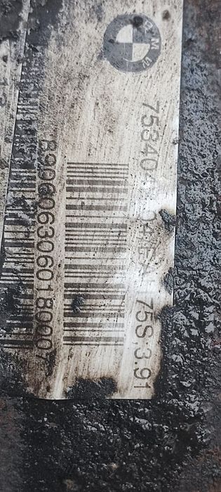 Dyferencjał most tył BMW e63 e64 E60 E61 3.0i n52 3.91