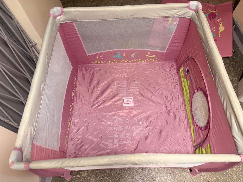 baby design play kojec łóżeczko o8 pink