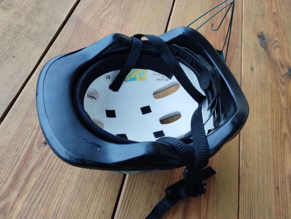 Kask rowerowy dla dzieci niebieski regulowany