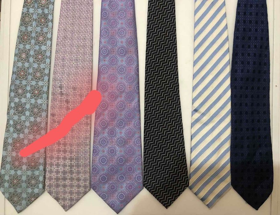 Галстуки разные ретро