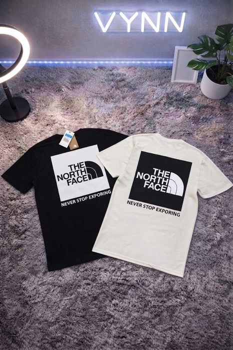 Футболка THE NORTH FACE WhiteBox/BlackBox • TNF Чорна / Біла •  XS - XXL