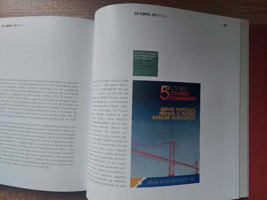 25 ABRIL - 50 anos democracia - livro CTT - 2024