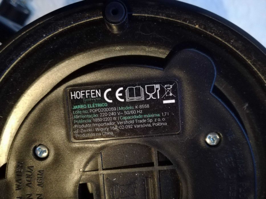 Jarro elétrico Hoffen k-8558