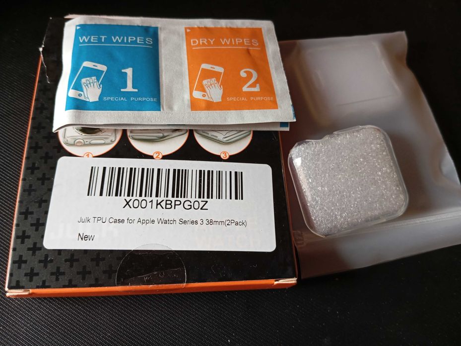 Case do Apple Watch seria 3 38 mm 2 sztuki w opakowaniu