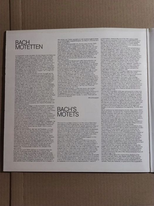 Bach Knabenchor Hannover Collegium Aureum Heinz Hennig Motetten Ex-