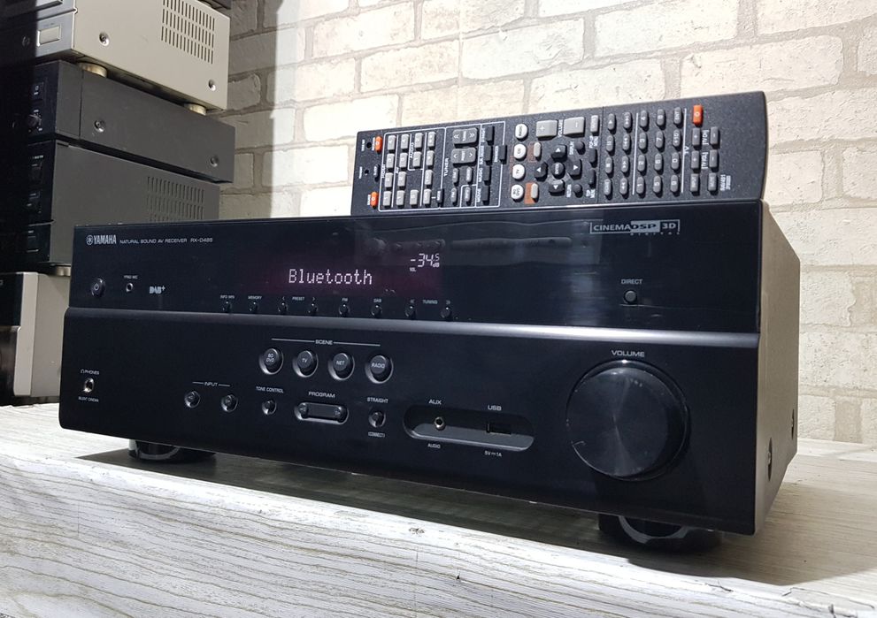 Пульт!5.1AV ресивер Yamaha RX-D485,5*115, Wi-Fi,Bluetooth,AirPlay,DAB+