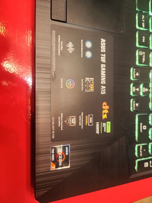 ASUS TUF Gaming A15 FA506NCR-HN006 AMD Ryzen 7 7435HS/16GB/512GB SSD/RTX 3050/15.6"