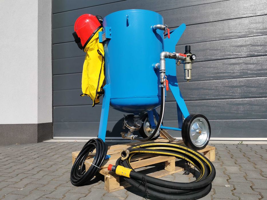 NOWA!! --7200zł NETTO-- Piaskarka 200L Zestaw do piaskowania CONTRACOR