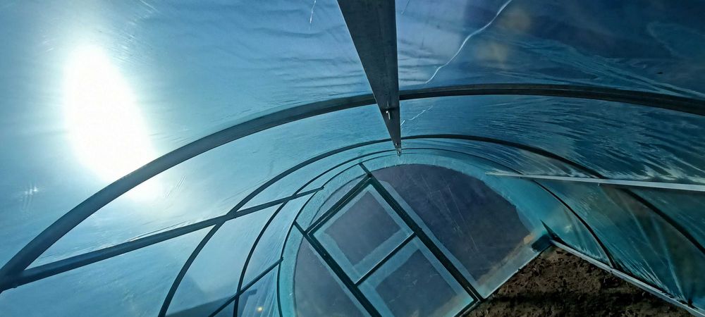 Mocna szklarnia tunel konstrukcja