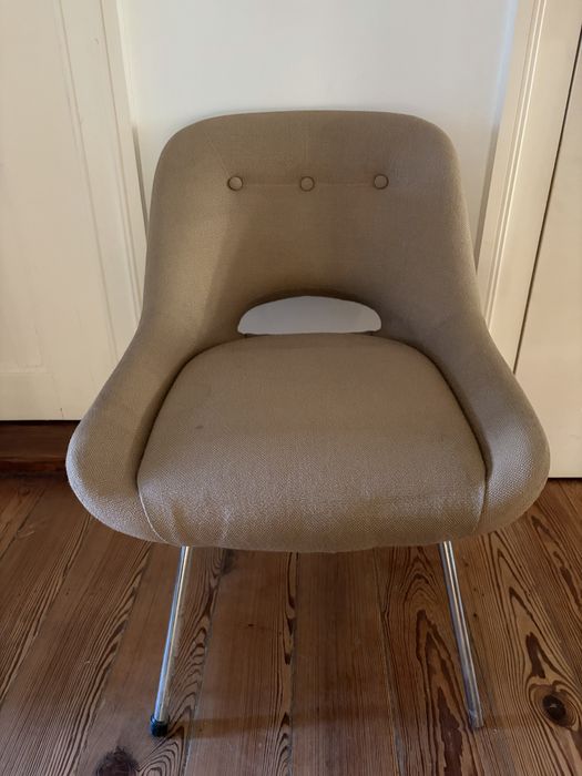 Cadeira almofadada vintage