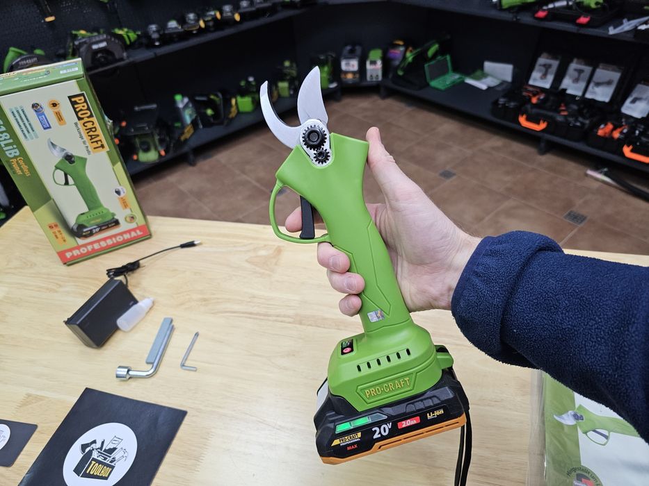 Секатор Аккумуляторный ProCraft +Акб 2.0Ah Energy +з.у Гарантия 36мес