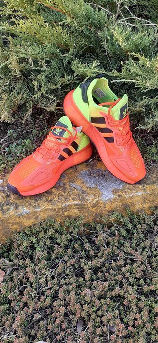 Кросівки жіночі Adidas ZX 2K boost Yellow/red 23.0см