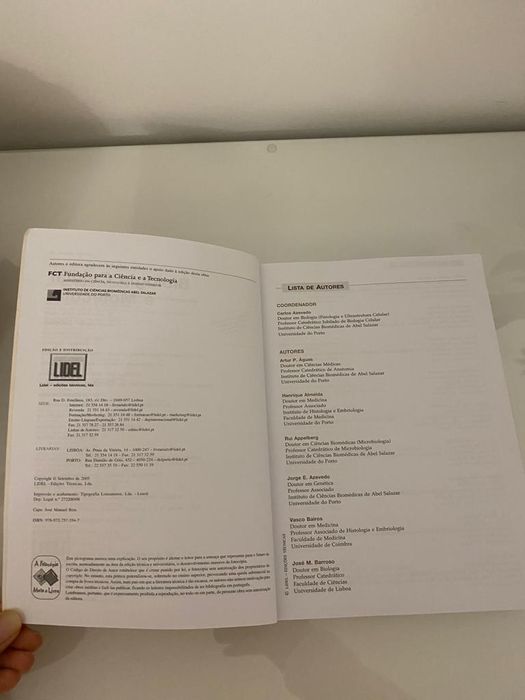 Livro Biologia Celular e Molecular e Anatomia Fisiologia de Seeley