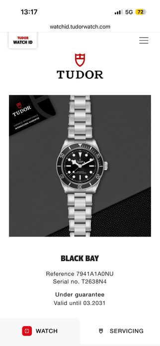 Tudor Black Bay Monochrome 41mm full set