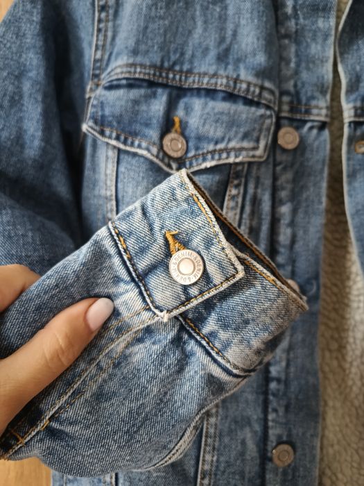 H&M Kurtka jeansowa katana ocieplana, r. S