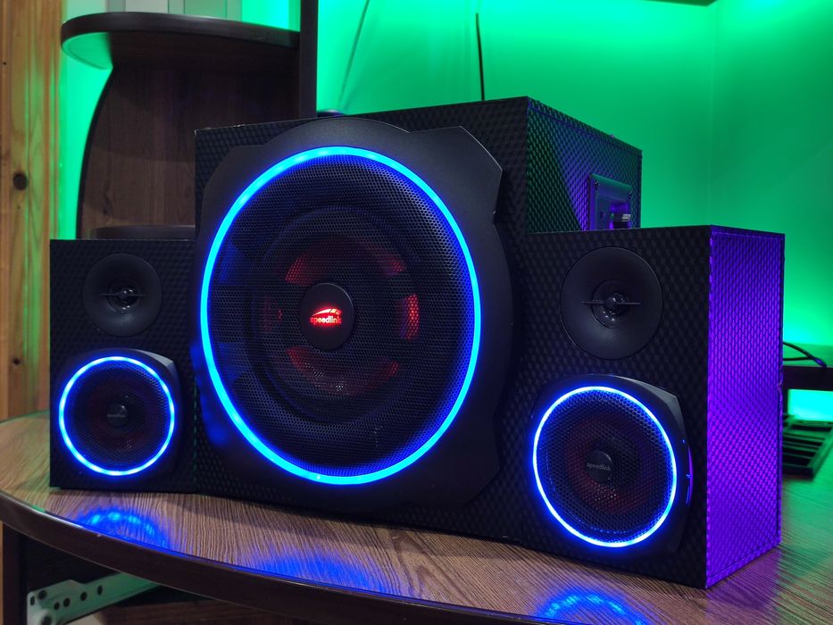 Акустична система 2.1 RGB Speedlink Avenza SL-830103-BK саб колонки