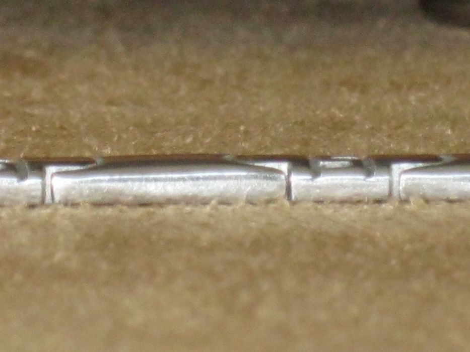 Pulseira Prata Maciça de Lei 925`/.. C/Contraste - Unissexo