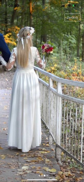 Весільня сукня з келихами