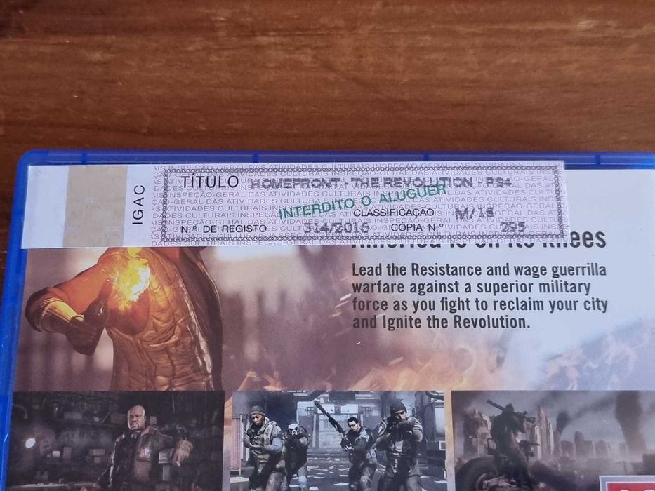 Homefront - The Revolution - Jogo PS4 (c/ Selo IGAC)