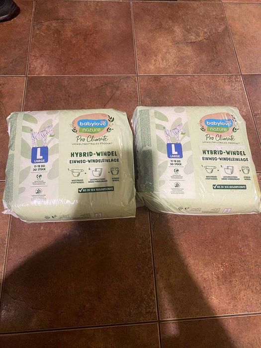 Продам памперси Babylove HYBRID-WINDEL У подарунок памперси Happy