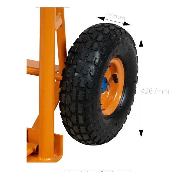 Візок двохколісний Magnusson 300 кг • тележка ручкая грузовая