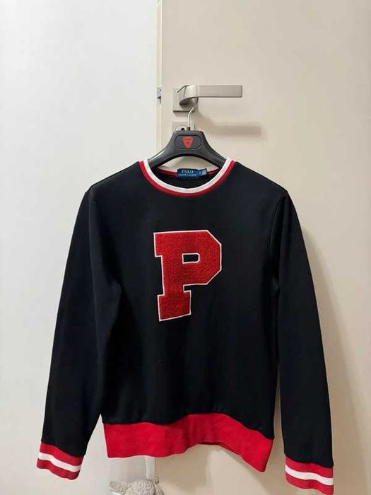 Bluza Polo Ralph Lauren Big P Logo Black Sweatshirt S