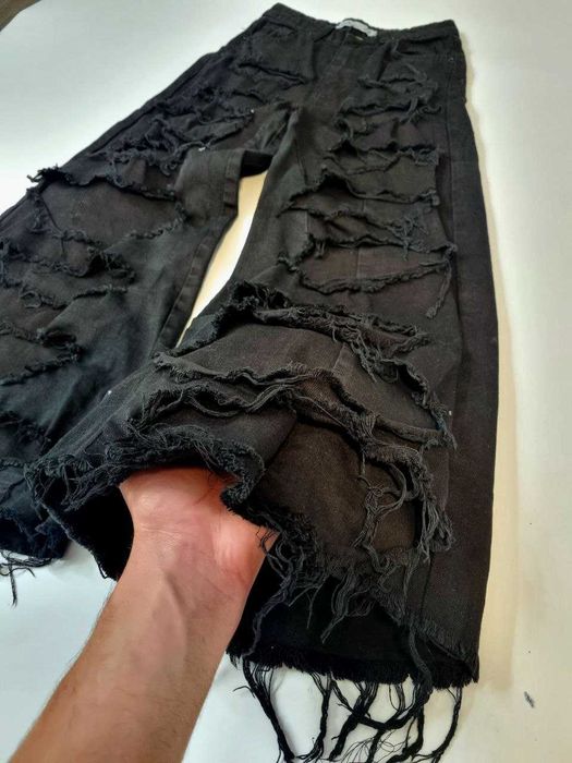 !!! ПОШИВ ПОД ТЕБЯ ЗА 2 ДНЯ !!! opium bootcut опиум джинсы тайп viperr archive апсайкл клеш багги outfit flared jeans авангард denim pants custom work