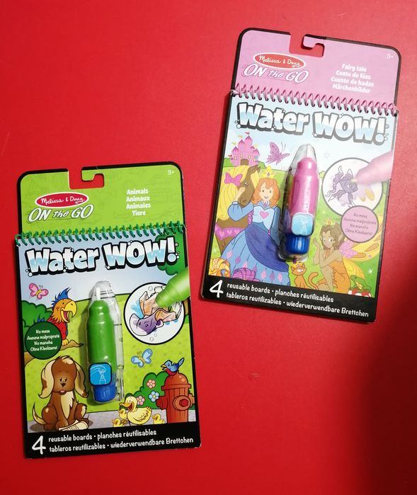 Cadernos de pintura com água