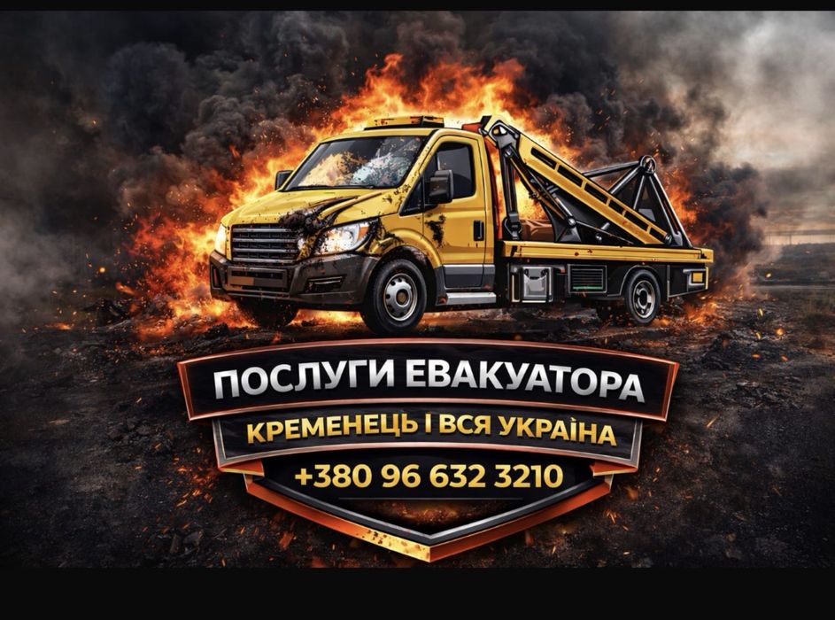 Послуги Евакуатора  м.Кременець 24/7